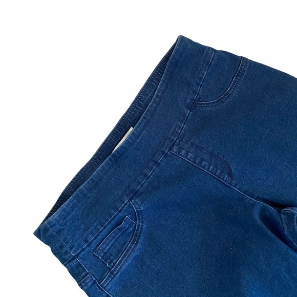 CACTUS PEARL Floral Cuffed Blue Jeans Pull-On Women’s Size Medium - Picture 7 of 7